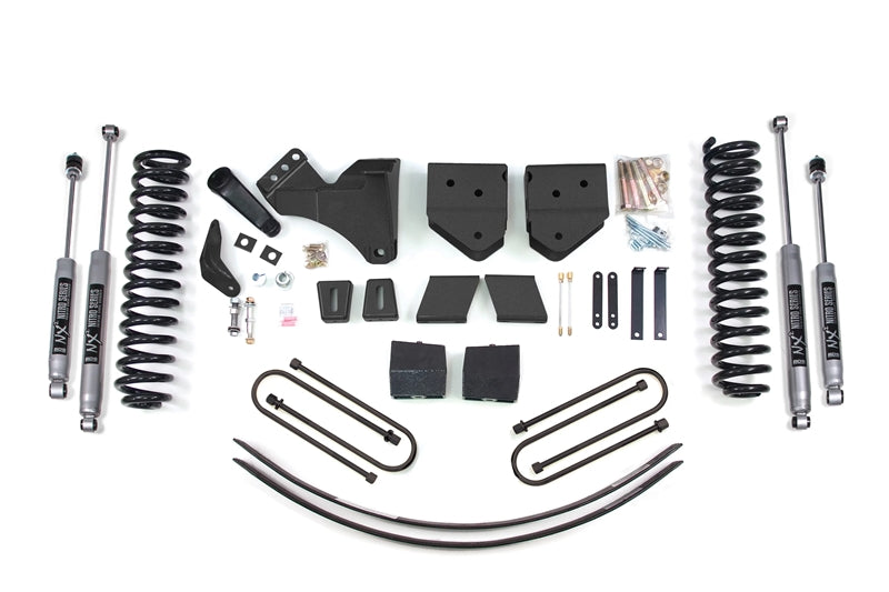 BDS 354H 6 inch Lift Kit with NX2 Shocks | 2005-2007 Ford F250/F350 6.0L Powerstroke 4WD with Rear Overload
