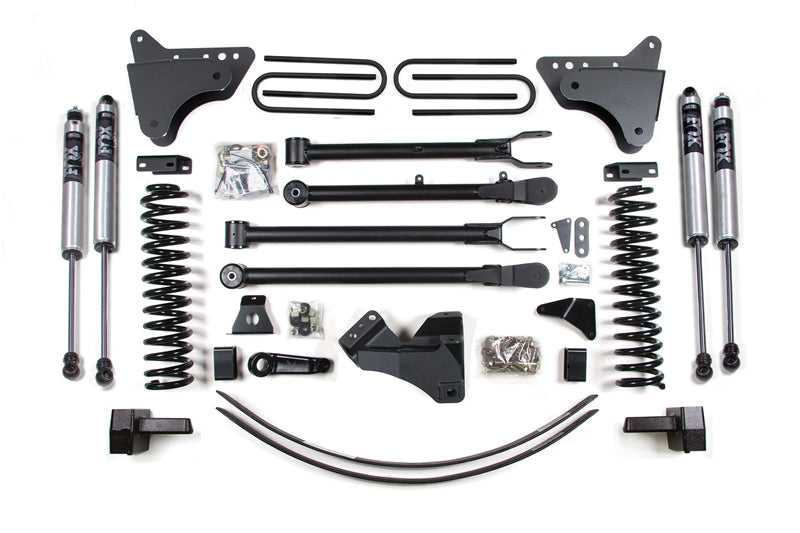 BDS 356FS 6 inch 4-Link Lift Kit with FOX Shocks | 2005-2007 Ford F250/F350 6.0L Powerstroke 4WD with Rear Overload