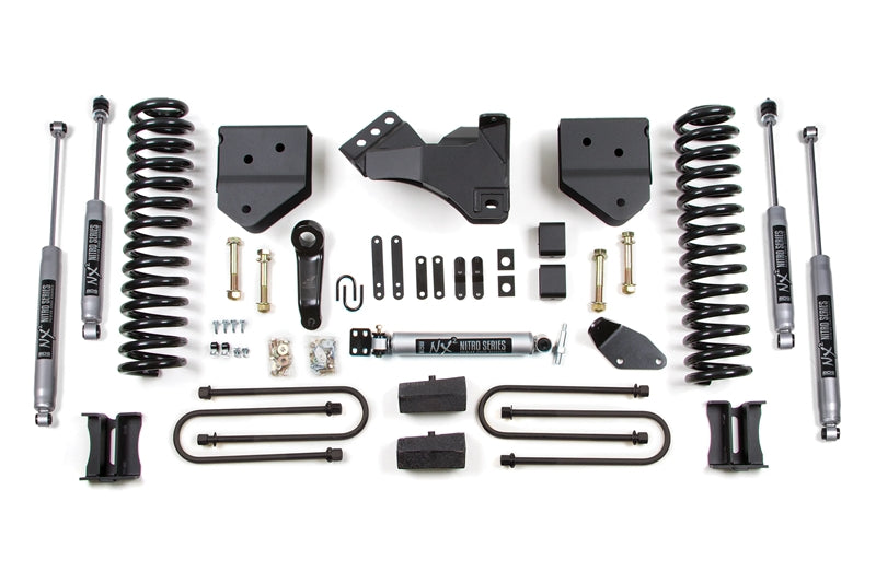BDS 547H 4 inch Lift Kit with NX2 Shocks | 2008-2010 Ford F250/F350 6.4L Powerstroke 4WD with Rear Overload