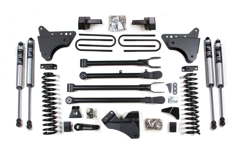 BDS 548FS 4 inch 4-Link Lift Kit with FOX Shocks | 2008-2010 Ford F250/F350 6.4L Powerstroke 4WD w/o Rear Overload