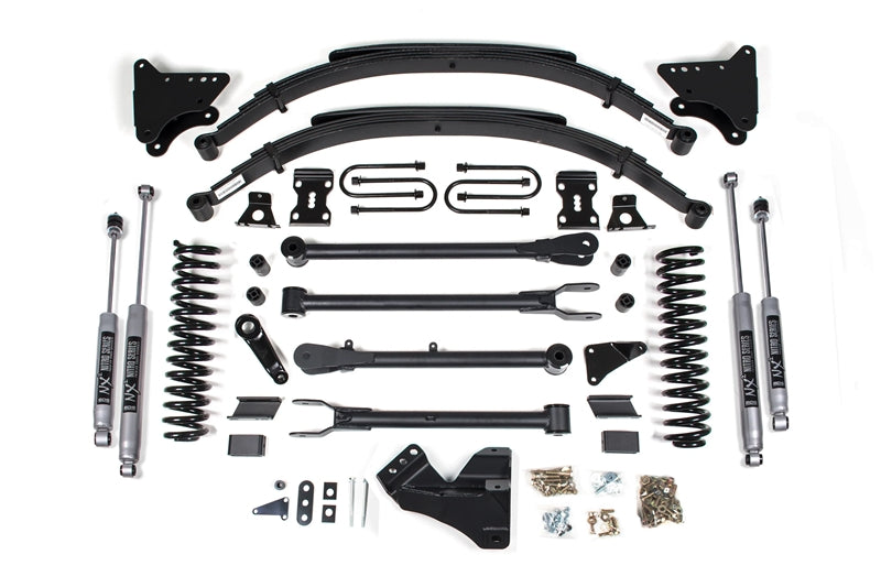 BDS 555H 4 inch 4-Link Lift Kit with NX2 Shocks | 2008-2010 Ford F250/F350 6.4L Powerstroke 4WD
