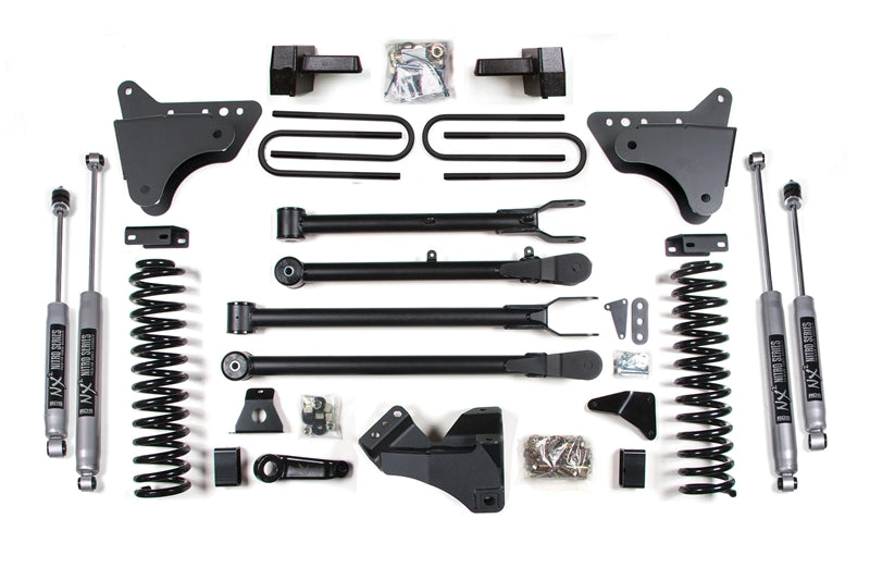 BDS 565H 6 inch 4-Link Lift Kit with Nitro Shocks | 2008-2010 Ford F250/F350 Powerstroke 4WD Gas