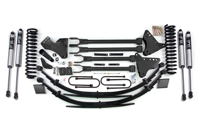 BDS 566FS 8 inch 4-Link Lift Kit with FOX Shocks | 2008-2010 Ford F250/F350 Powerstroke 4WD Gas