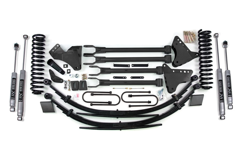 Alligator Performance BDS 566H 8 inch 4-Link Lift Kit with NX2 Shocks | 2008-2010 Ford F250 ...