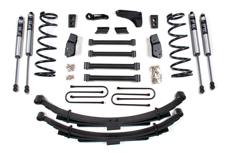 BDS 6673FS 6 inch Lift Kit with FOX Shocks & Leaf Springs | 2009-2013 RAM 2500 6.7L Cummins 4WD with 4 inch Axle