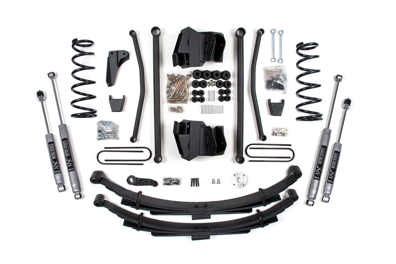 BDS 674H 6 inch Long Arm Lift Kit with NX2 Shocks & Leaf Springs | 2009-2013 RAM 2500 6.7L Cummins 4WD 4 inch Axle