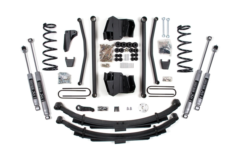 BDS 685H 8 inch Long Arm Lift Kit with NX2 Shocks & Leaf Springs | 2008 Dodge RAM 2500/3500 6.7L Cummins 4WD with 4 inch Axle / AT