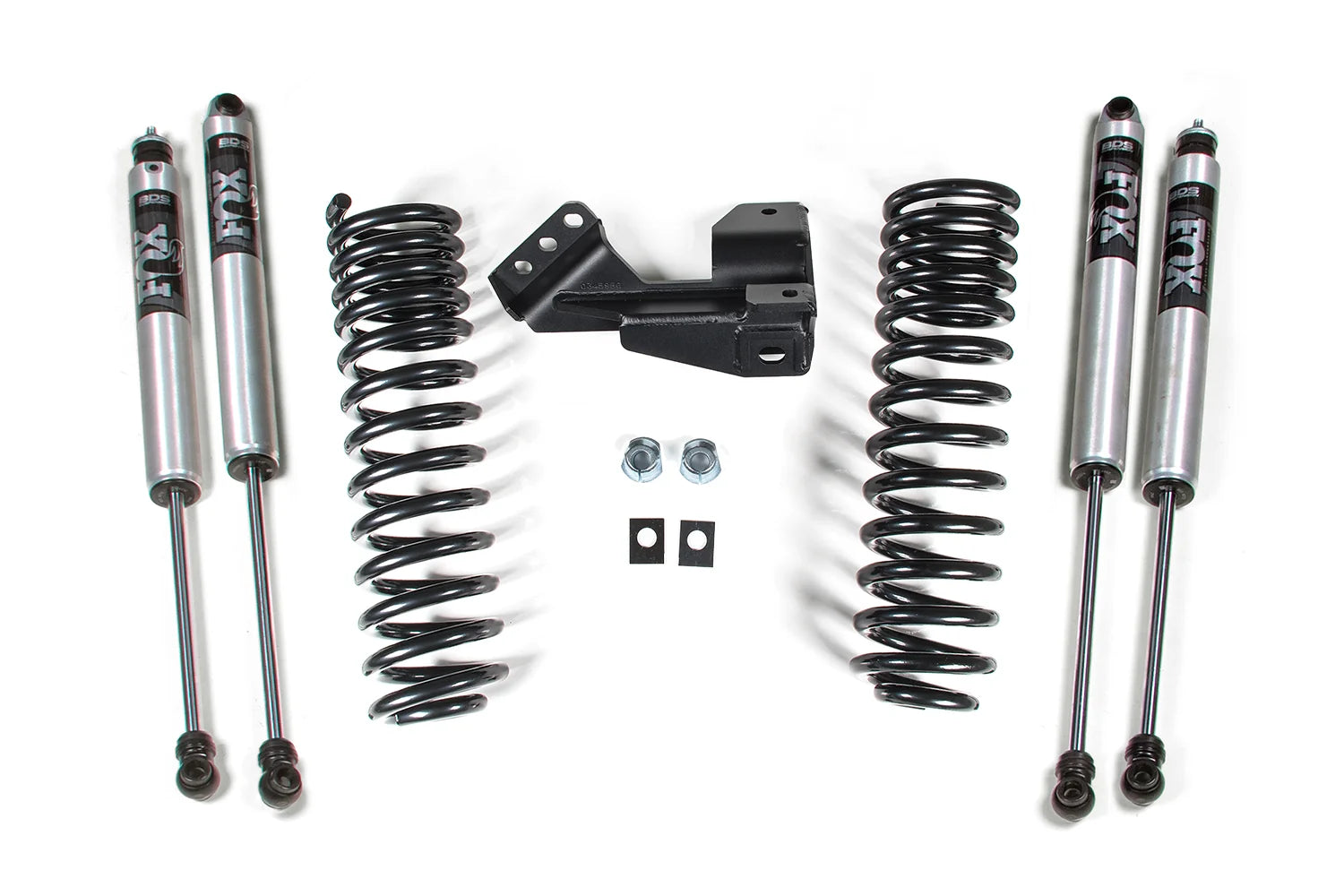 BDS 1910FS Front Leveling Kit with FOX Shocks - Provides 1-2" Lift - (Package) | 2017-2026 Ford F250/F350 6.7L Powerstroke 4WD