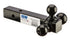 B&W BMTT31004 Hitch Triple Tow 2 inch Tri-Ball Mount - Black | Universal