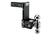 B&W TS10040B Black Tow & Stow 2x2-5/16 Dual Ball Hitch with 2 inch Shank, 7 inch Drop, 7.5 inch Rise | Universal