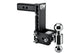 B&W TS20040B Black Tow & Stow 2x2-5/16 Dual Ball Hitch with 2.5 inch Shank, 7 inch Drop, 7.5 inch Rise | Universal