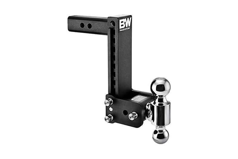 B&W TS10043B Black Tow & Stow 2x2-5/16 Dual Ball Hitch with 2 inch Shank, 9 inch Drop, 9.5 inch Rise | Universal