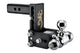 B&W TS10048BB Browning Tow & Stow Triple Ball Hitch with 2 inch Shank, 5 inch Drop, 5.5 inch Rise | Universal