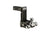 B&W TS10049B Black Tow & Stow Triple Ball Hitch with 2" inch Shank, 7" inch Drop, 7.5" inch Rise | Universal