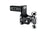 B&W TS20037B Black Tow & Stow 2x2-5/16 Dual Ball Hitch with 2.5 inch Shank, 5 Drop, 5.5 inch Rise | Universal