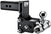 B&W TS20048B Black Tow & Stow Triple Ball Hitch with 2.5 inch Shank, 5 inch Drop, 5.5 inch Rise | Universal