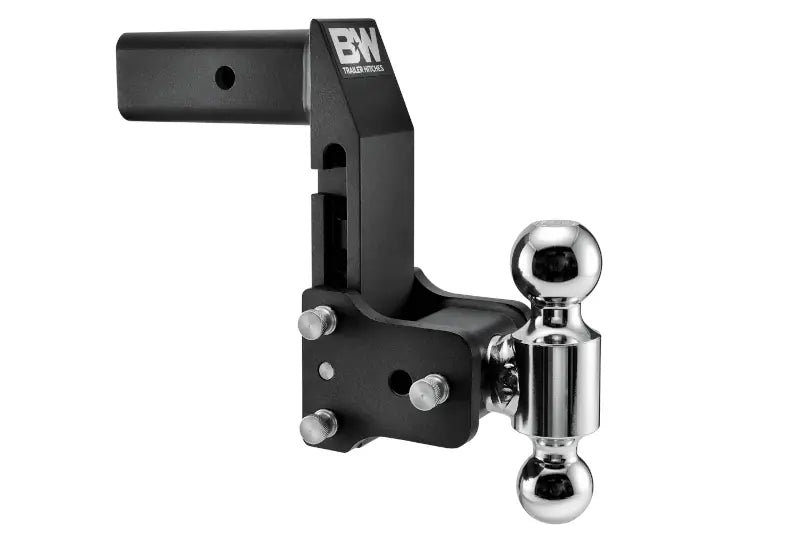 B&W TS20066BMP Tow & Stow 2x2-5/16 Dual Ball Mount with 7 inch Drop, 7.5 inch Rise | 2019-2021 GM Silverado/Sierra 2500HD/3500HD 6.6L Duramax