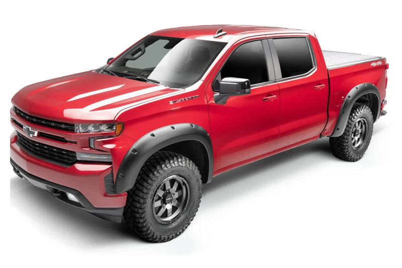 Bushwacker 48111-08 Forge Style Front & Rear Fender Flares | 2015-2019 Silverado 1500/2500HD/3500HD