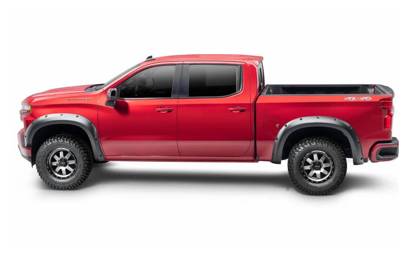 Bushwacker 48111-08 Forge Style Front & Rear Fender Flares | 2015-2019 Silverado 1500/2500HD/3500HD