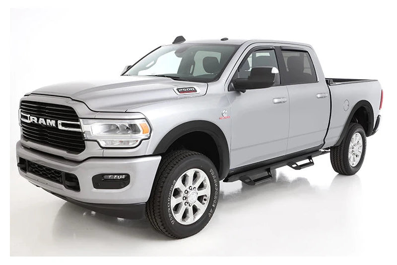 Bushwacker 40965-02 OE Style Front & Rear Fender Flares with Black Smooth Finish | 2015-2019 Sierra 1500/2500HD/3500HD