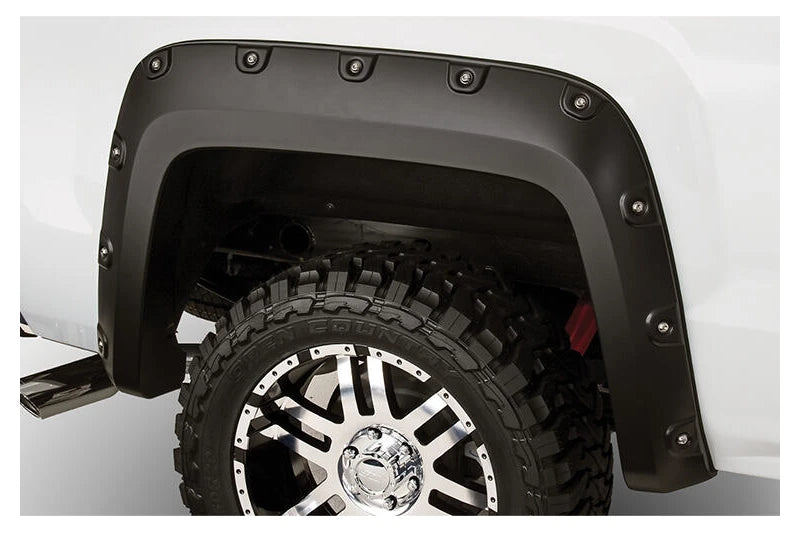 Bushwacker 40968-02 Boss Pocket Style Front & Rear Fender Flares | 2015-2019 Sierra 1500/2500HD/3500HD