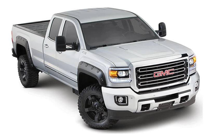 Bushwacker 40968-02 Boss Pocket Style Front & Rear Fender Flares | 2015-2019 Sierra 1500/2500HD/3500HD