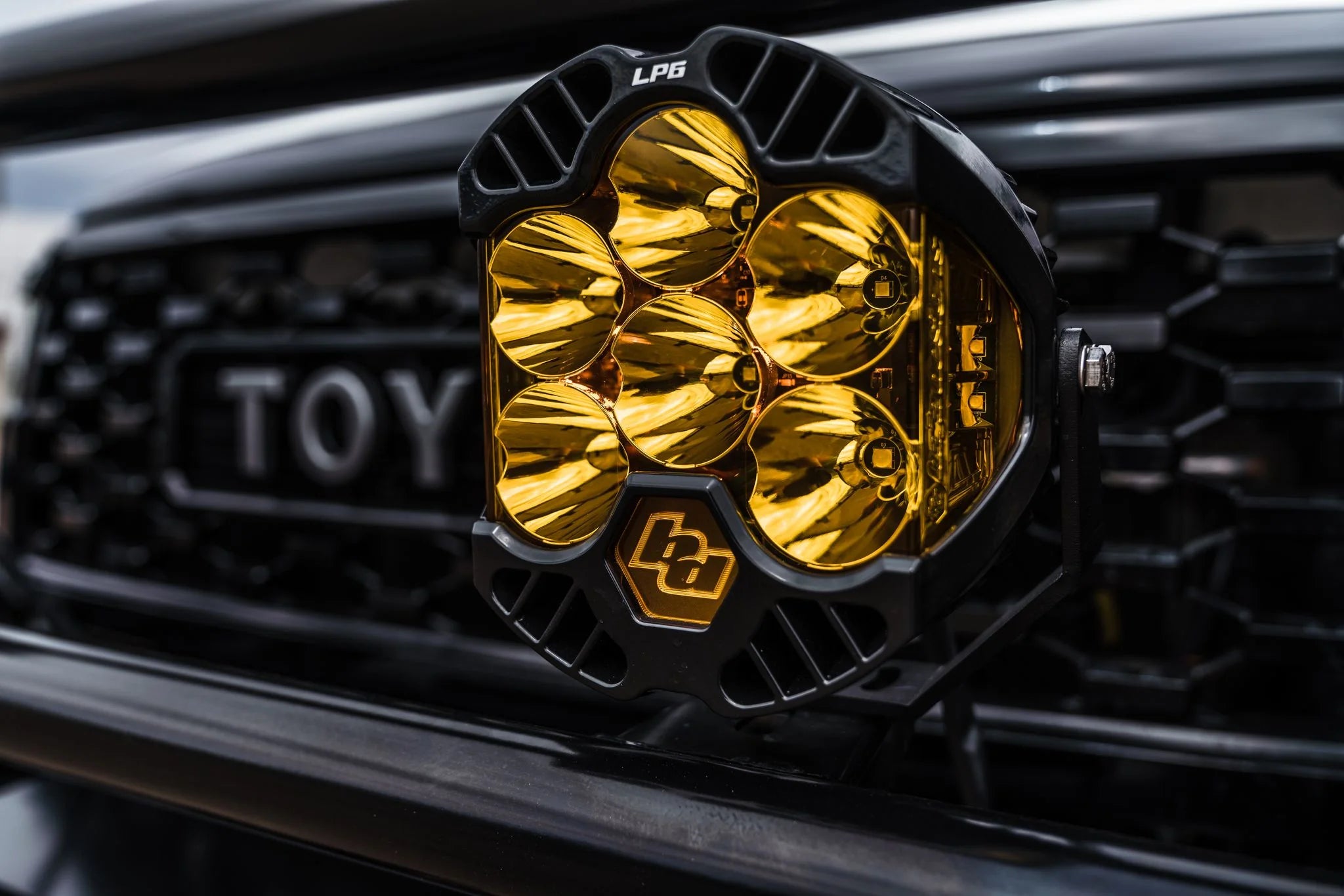 Baja Designs 270011 LP6 Pro Amber Spot Beam Light | Universal