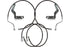 Carli CS-DBBL-45-17 SS Extended Brake Lines 4.5/5.5 inch Lift | 2017-2023 Ford F250/F350 4WD