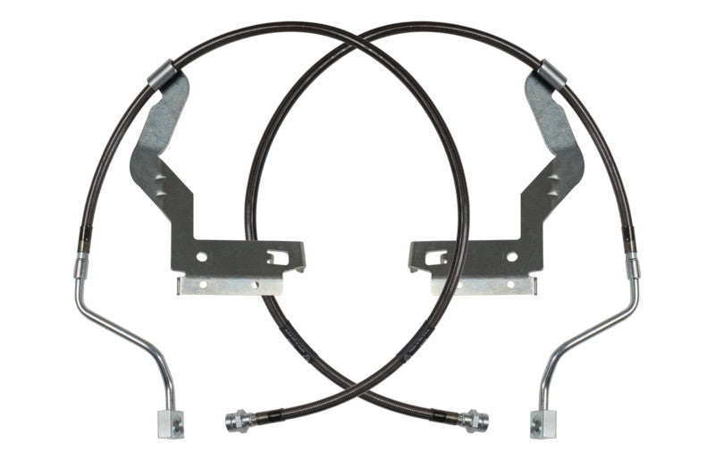 Carli CS-DBBL-LVL-17-F Extended Front Brake Line Kit | 2017-2024 Ford F250/F350 4WD