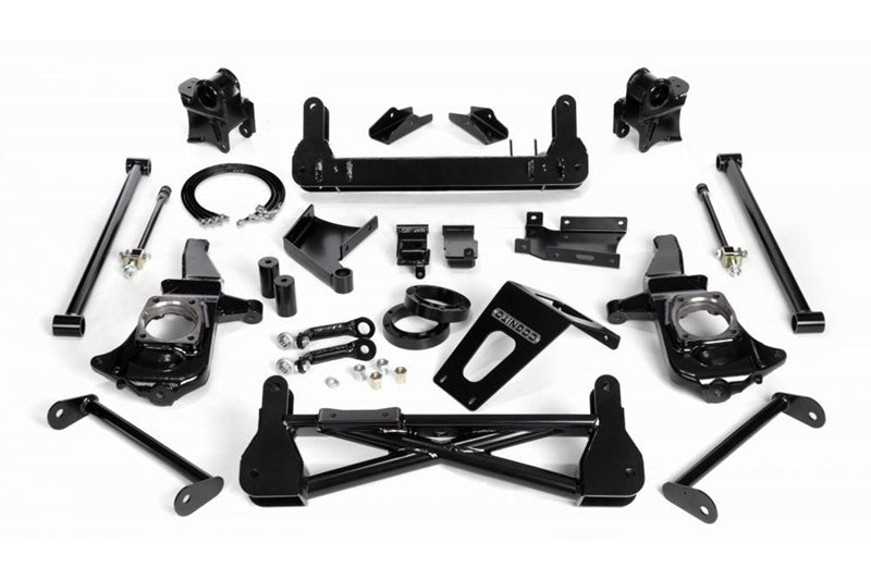 Cognito 110-K0533 7-9 inch Non-Torsion Bar Drop Front Suspension Lift Kit | 2011-2019 GM Silverado/Sierra 2500HD/3500HD 4WD Non-Stabilitrak