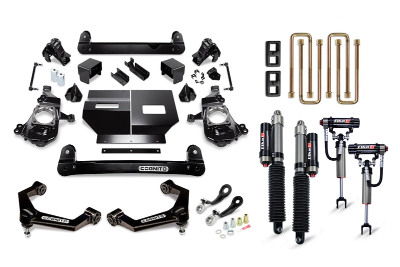 Cognito 210-P1151 4 inch Elite Lift Kit with Elka 2.5 Reservoir Shocks | 2020-2025 GM Silverado/Sierra 2500HD/3500HD