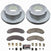 Powerstop CPK8776-23 Z23 Daily Driver Rear Carbon-Fiber Ceramic Brake Pad and Coated Rotor Kit | 2019-2025 RAM 3500