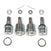 Dynatrac CR92-2X3050-C Knurled HD Ball Joints | 2003-2013 Dodge RAM 2500/3500 5.9L/6.7L Cummins 4WD