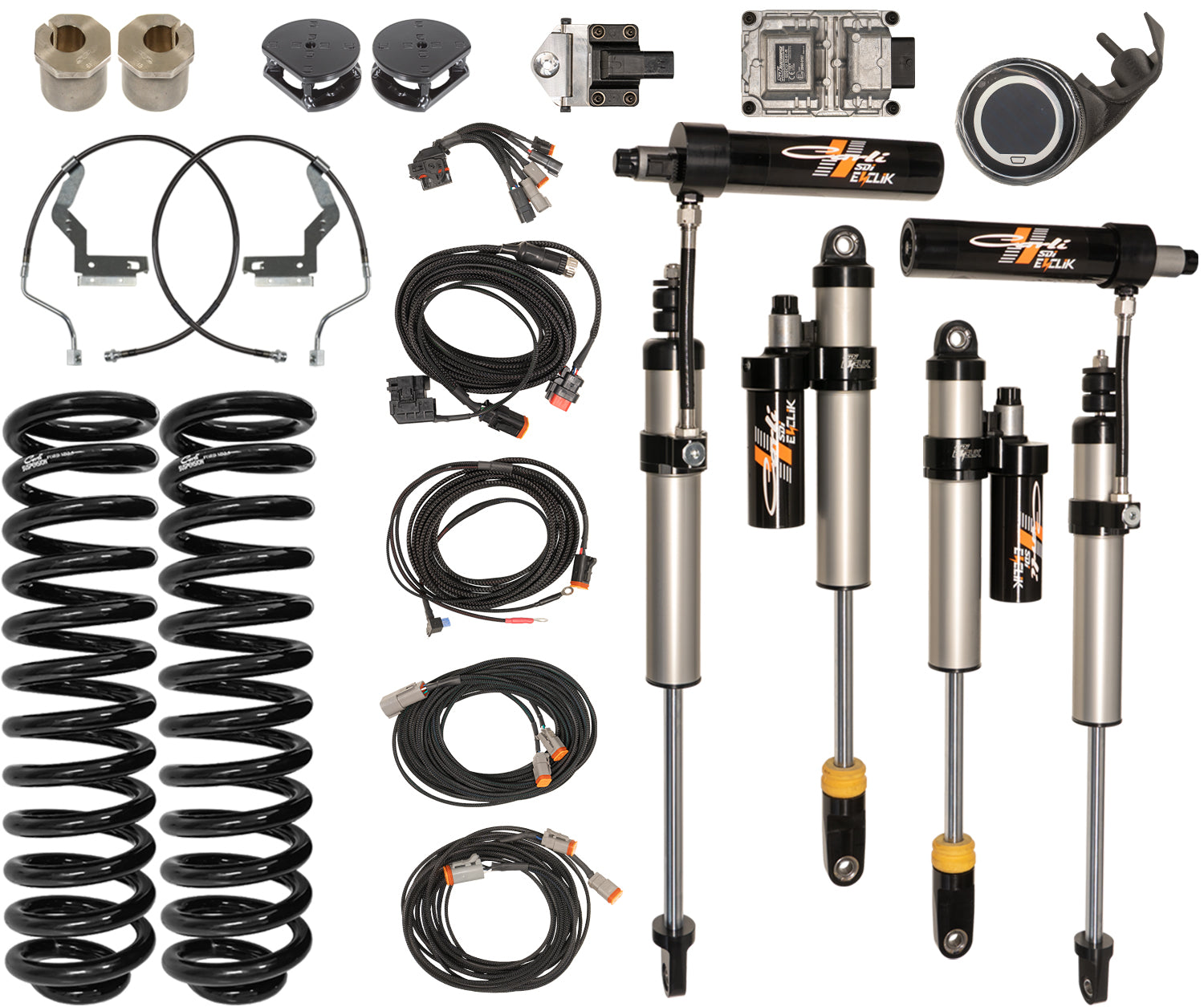 Carli CS-FLVL-EV25-17 2.5/3.5 inch E-Venture Leveling Kit | 2017-2023 Ford F250/F350 6.7L Powerstroke 4WD