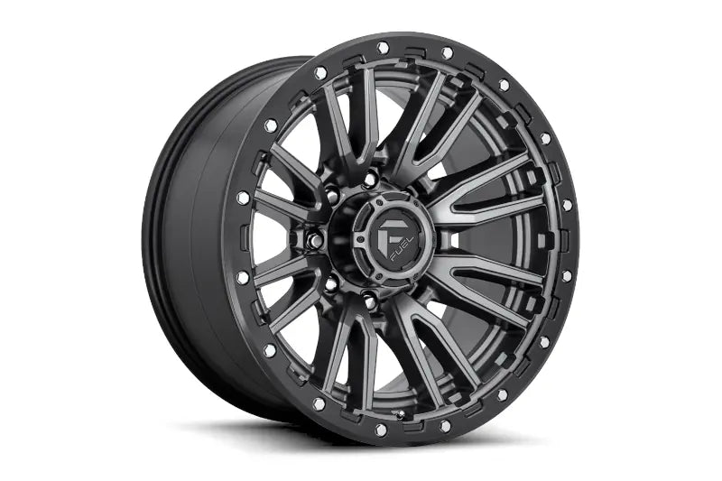 Fuel D68020901850 20x9 Rebel 8 Matte Gun Metal Black Bead Ring 1mm Offset Wheel | 2011-2024 GM Silverado/Sierra 2500HD/3500HD