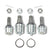 Dynatrac DA60-2X3050-A 2 Upper and 2 Lower HD Ball Joint Kit | 1999-2019 Ford F250/F350 & 94-99 Dodge 2500/3500