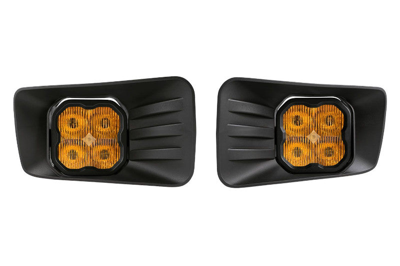 Diode Dynamics DD7300 SS3 Max LED Fog Light Kit Yellow Fog Beam | 07-14 Silverado 2500HD/3500HD
