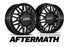 DDC Wheels 200-22-01BM-A Aftermath Black/Milled 22X8.25 8X200 Dually Wheel Set | 2005-2023 F350 / 11-14 F450 & 19-23 RAM 3500