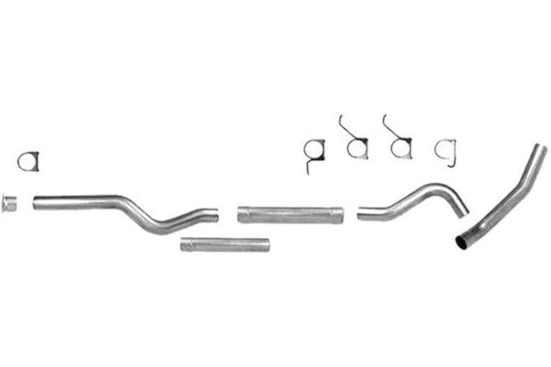 Diamond Eye K4110A 4 inch Aluminized Cat-Back Single Exit No Tip Exhaust | 2004.5-2005 GM Silverado/Sierra 2500HD/3500HD 6.6L Duramax LLY