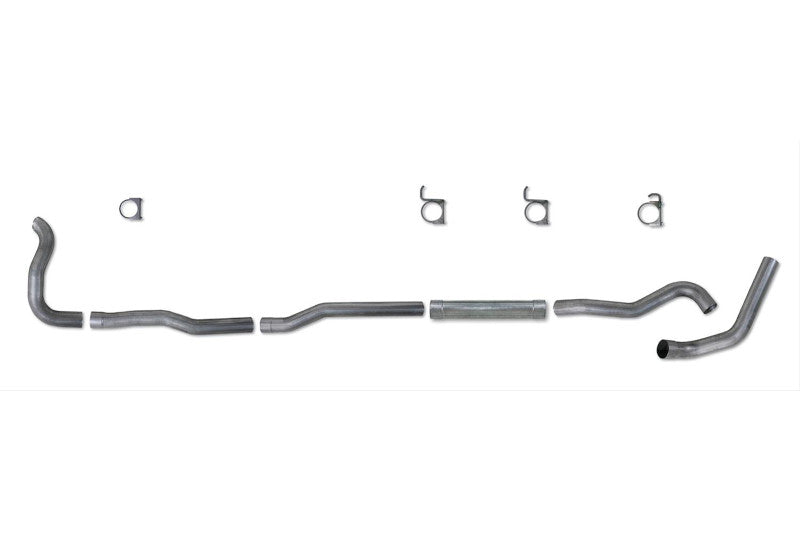 Diamond Eye K4211S-RP 4 inch Stainless Steel Turbo Back Straight Pipe No Tip Exhaust | 1989-1993 RAM 2500/3500 5.9L Cummins 4WD