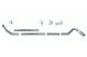 Diamond Eye K4212A-TDRP 4 inch Aluminized Turbo Back Straight Pipe Single Turn Down Exhaust | 1998.5-2002 Dodge RAM 2500/3500 5.9L 24V Cummins