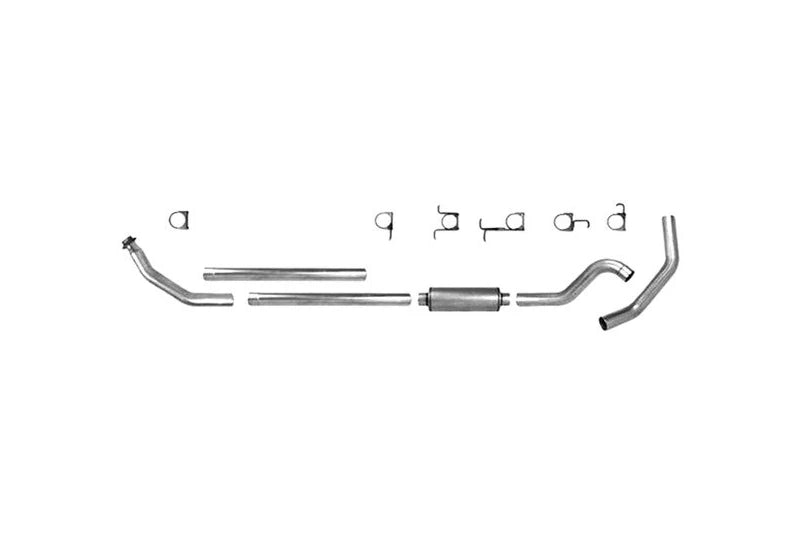 Diamond Eye K4212A 4 inch Aluminized Turbo Back Exhaust | 1998.5-2002 Dodge RAM 2500/3500 5.9L 24V Cummins