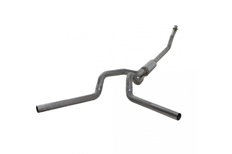 Diamond Eye K4214S 4 inch Stainless Steel Turbo Back Dual Exit No Tip Exhaust | 1998.5-2002 Dodge RAM 2500/3500 5.9L 24V Cummins