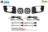 Diode Dynamics DD7308 SS3 Max LED Fog Light Kit with ABL Yellow Fog Beam | 2007-2014 Silverado 2500HD/3500HD