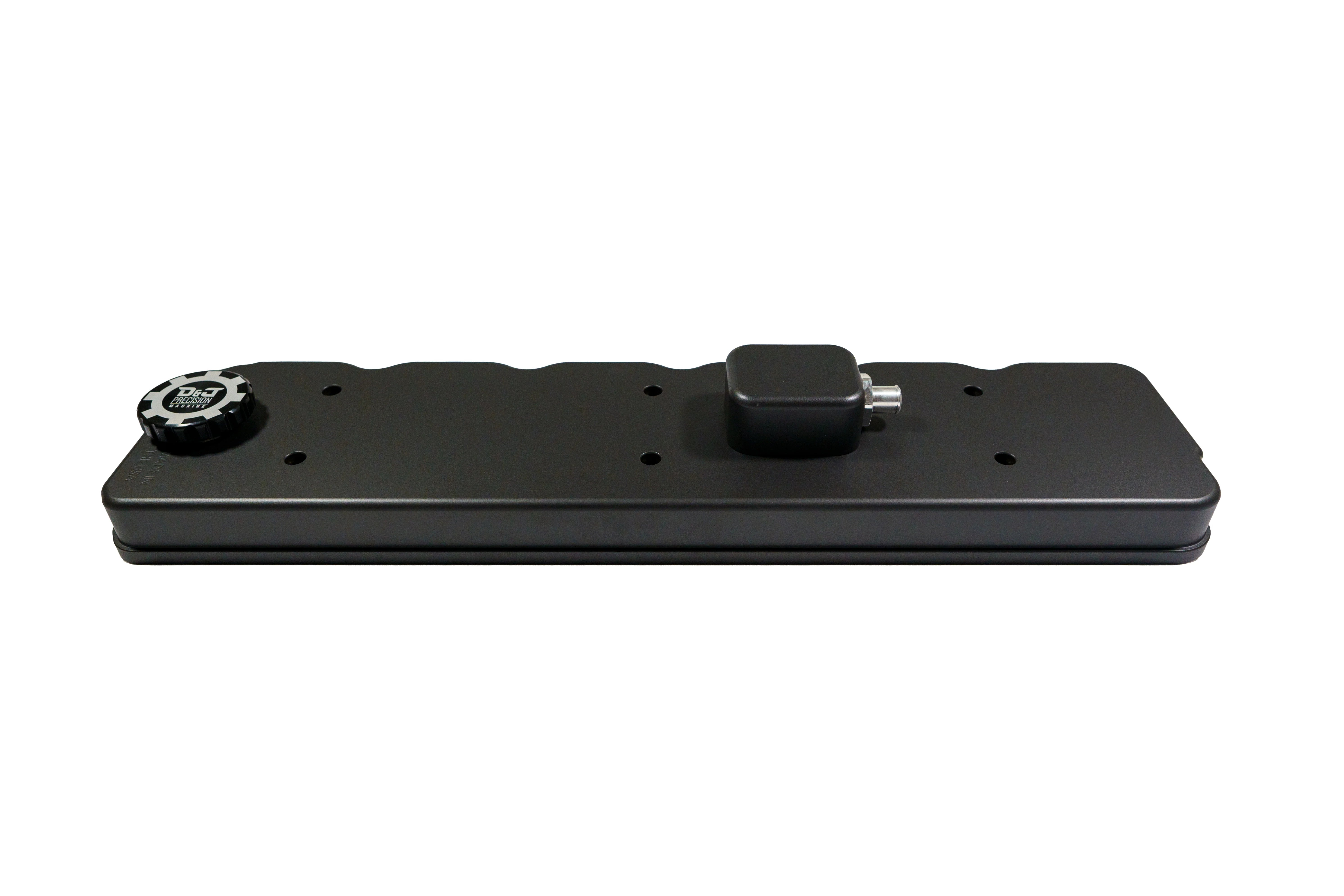 D&J Precision DJPCNC100075 Black Powder-Coated Billet Valve Cover | 2006-2024 Dodge RAM 5.9L/6.7L 2500/3500 Cummins