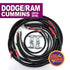 JEEPCABLES RAMG4-1018-2/0G-6.7DIESEL 4th Gen Battery Cable Kit | 2010-2018 Dodge/RAM 2500/3500 Cummins Diesel