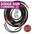 JEEPCABLES RAMG2-9802-1/0G-5.9DIESEL 2nd Gen Battery Cable Kit (Size 1/0 GA) | 1998-2002 Dodge RAM 2500/3500 Cummins Diesel