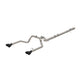 PPE 117060020 304 Stainless Steel DPF-Back Performance Exhaust Kit - Dual Exit Black Coated Tips w/ Raw Tubes | 2020–2022 GM 1500 Sierra/Silverado 3.0L Duramax