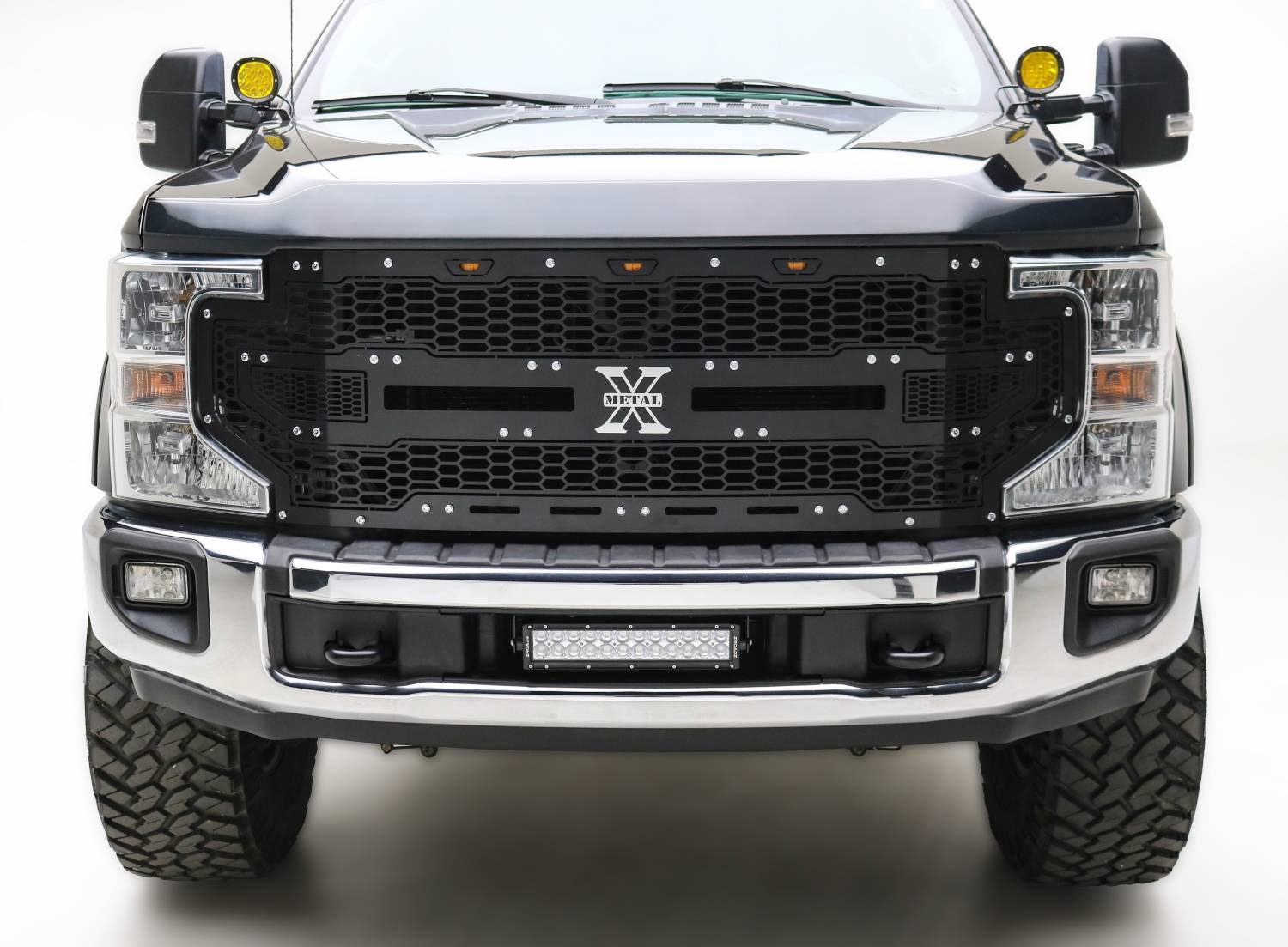 T-Rex 7715571 Laser X Grille | 2020-2022 Ford F250/F350 Super Duty w/o Front Camera