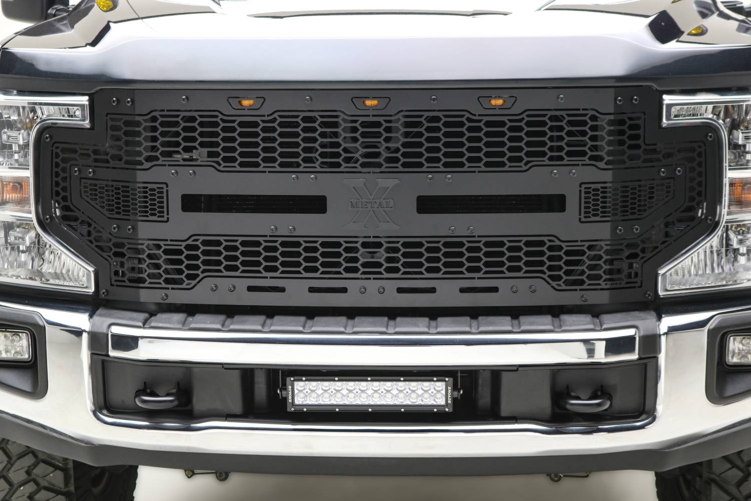 T-Rex 7715571-BR Stealth Laser X Grille | 2020-2022 Ford F250/F350 Super Duty w/o Front Facing Camera